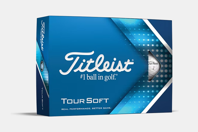 The Titleist Tour Soft golf balls is one of the best golf balls for seniors looking for extra distance