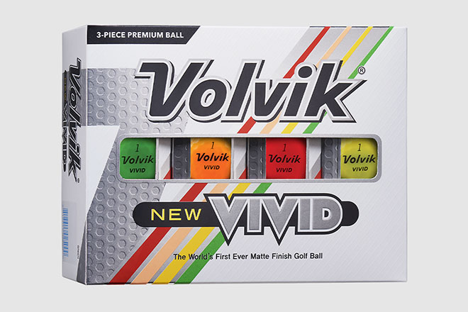 The Volvik Vivid colored balls are very easy to find on the golf course