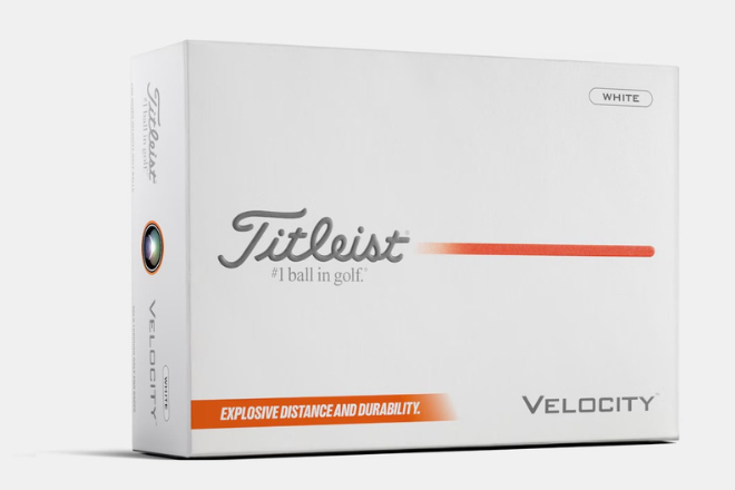 Titleist Velocity golf ball provides excellent long distance