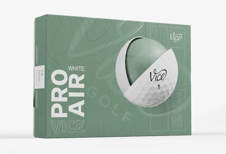 Vice Golf Pro Air golf balls combine performance and design for mid handicappers