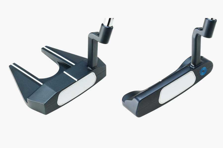 Odyssey Ai-One mallet and blade putters side by side