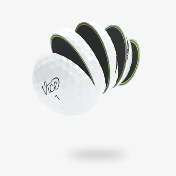 Vice Pro golf ball cross sectional image