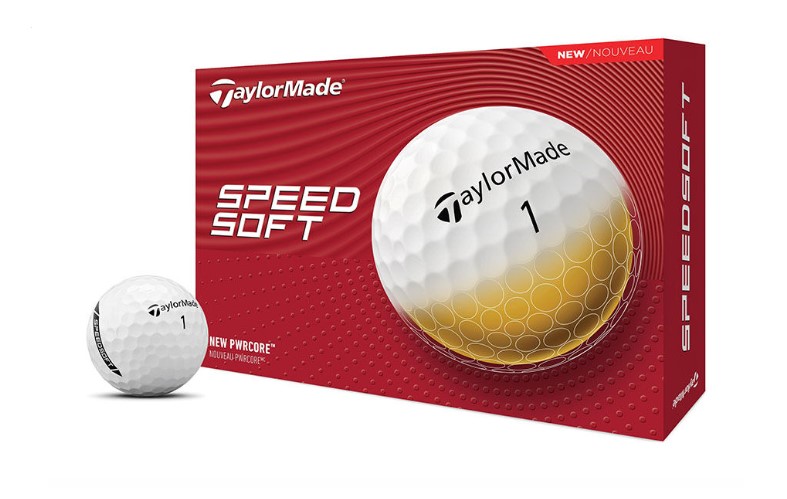 The TaylorMade SpeedSoft golf ball offers all round performance for mid to high handicappers