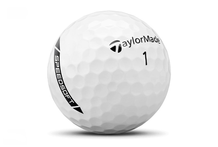 The TaylorMade SpeedSoft golf ball balances soft feel with ball speed